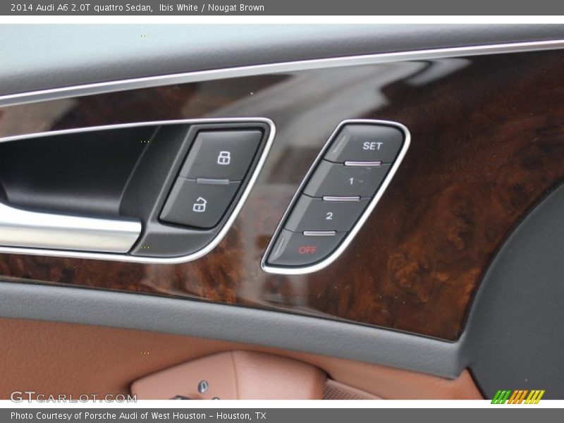 Ibis White / Nougat Brown 2014 Audi A6 2.0T quattro Sedan