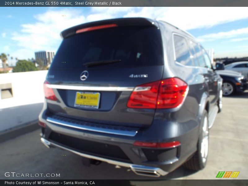 Steel Grey Metallic / Black 2014 Mercedes-Benz GL 550 4Matic