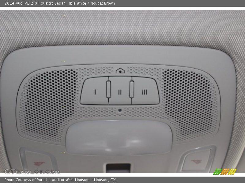 Ibis White / Nougat Brown 2014 Audi A6 2.0T quattro Sedan
