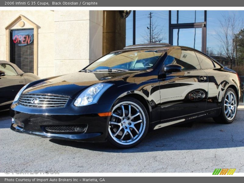 Black Obsidian / Graphite 2006 Infiniti G 35 Coupe