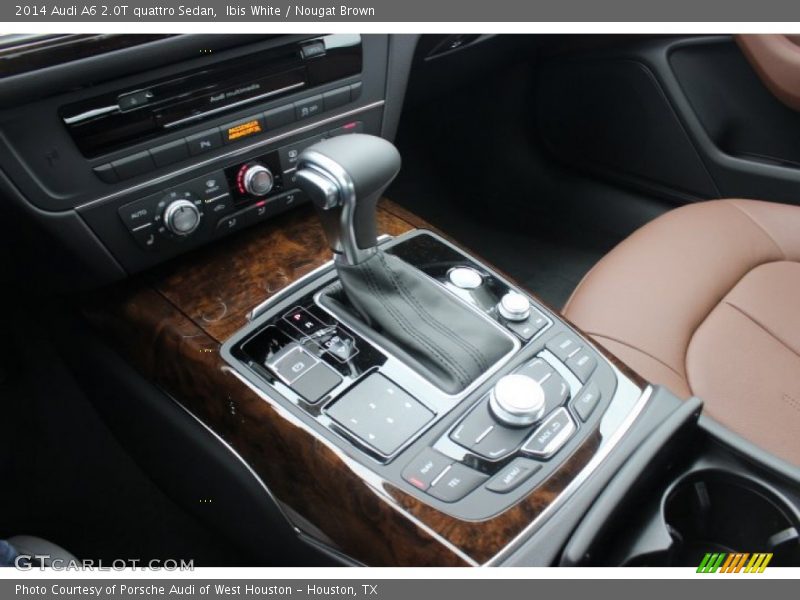 Ibis White / Nougat Brown 2014 Audi A6 2.0T quattro Sedan