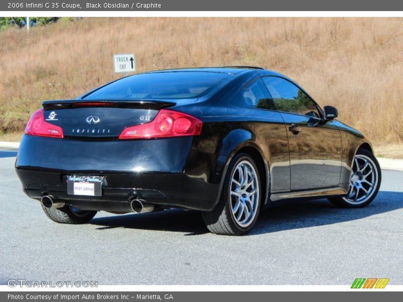 Black Obsidian / Graphite 2006 Infiniti G 35 Coupe