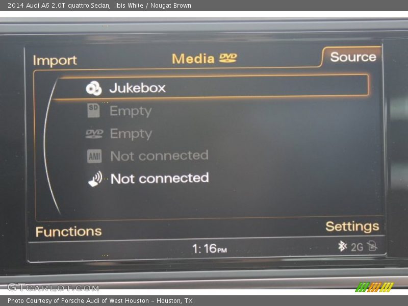 Ibis White / Nougat Brown 2014 Audi A6 2.0T quattro Sedan