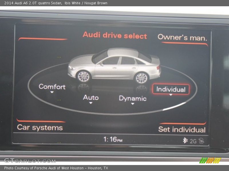 Ibis White / Nougat Brown 2014 Audi A6 2.0T quattro Sedan