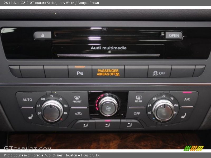 Ibis White / Nougat Brown 2014 Audi A6 2.0T quattro Sedan