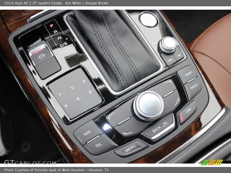 Ibis White / Nougat Brown 2014 Audi A6 2.0T quattro Sedan
