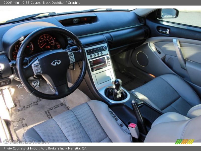 Black Obsidian / Graphite 2006 Infiniti G 35 Coupe
