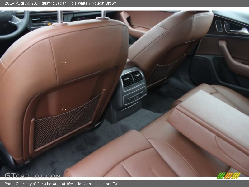 Ibis White / Nougat Brown 2014 Audi A6 2.0T quattro Sedan