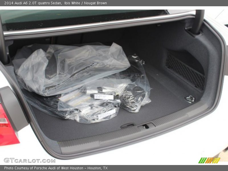 Ibis White / Nougat Brown 2014 Audi A6 2.0T quattro Sedan