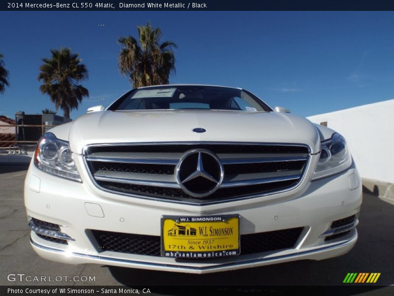 Diamond White Metallic / Black 2014 Mercedes-Benz CL 550 4Matic