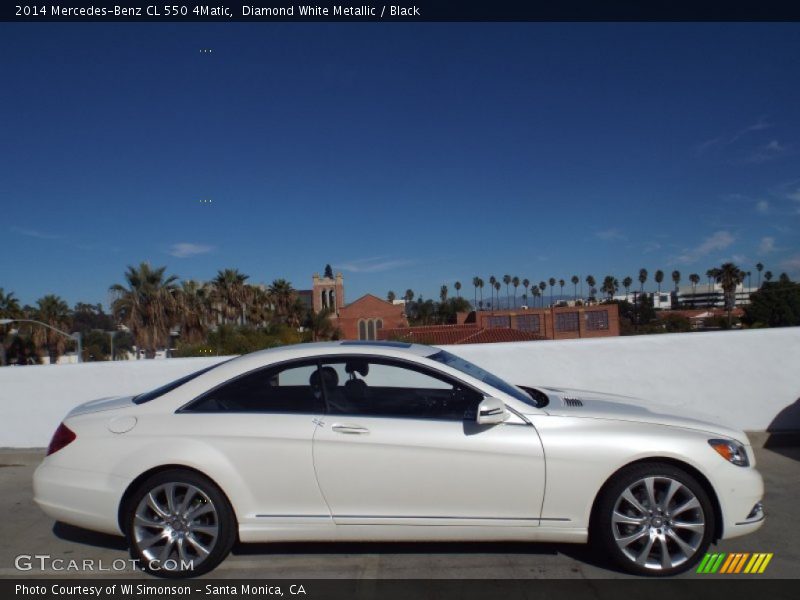 Diamond White Metallic / Black 2014 Mercedes-Benz CL 550 4Matic