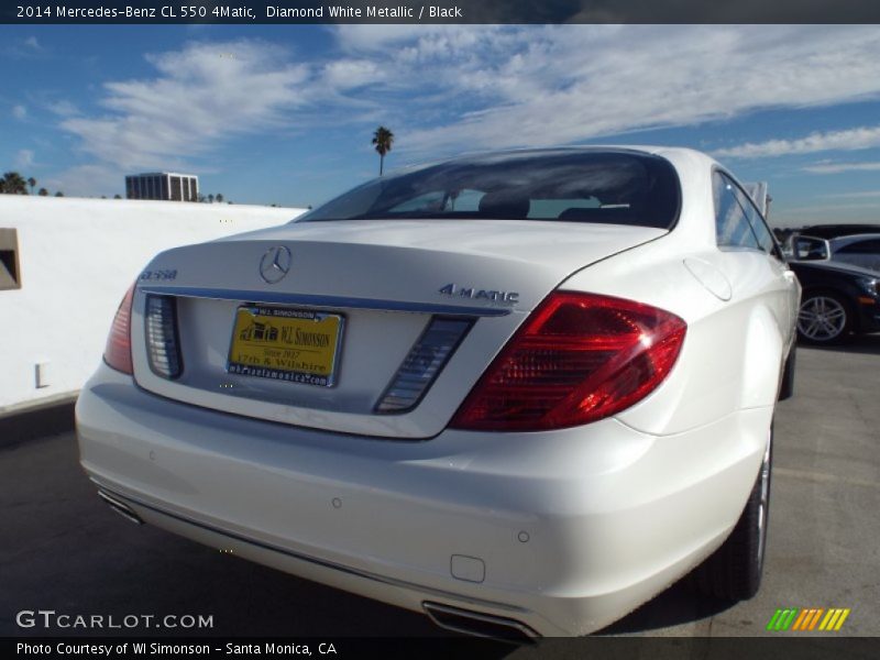 Diamond White Metallic / Black 2014 Mercedes-Benz CL 550 4Matic