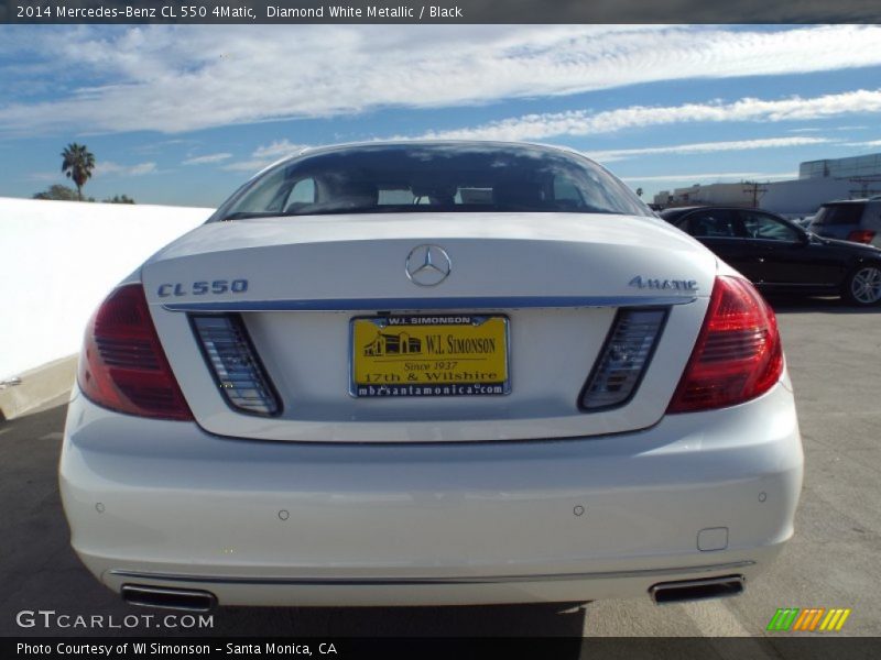 Diamond White Metallic / Black 2014 Mercedes-Benz CL 550 4Matic