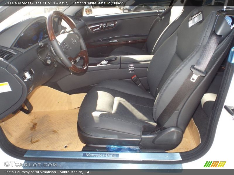 Diamond White Metallic / Black 2014 Mercedes-Benz CL 550 4Matic