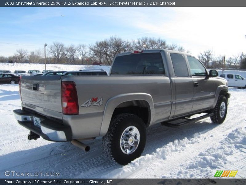 Light Pewter Metallic / Dark Charcoal 2003 Chevrolet Silverado 2500HD LS Extended Cab 4x4