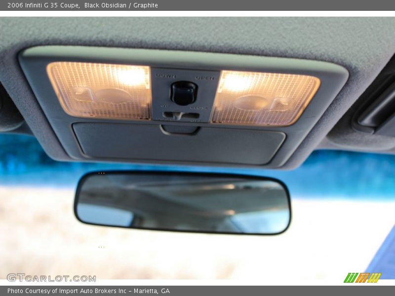 Black Obsidian / Graphite 2006 Infiniti G 35 Coupe