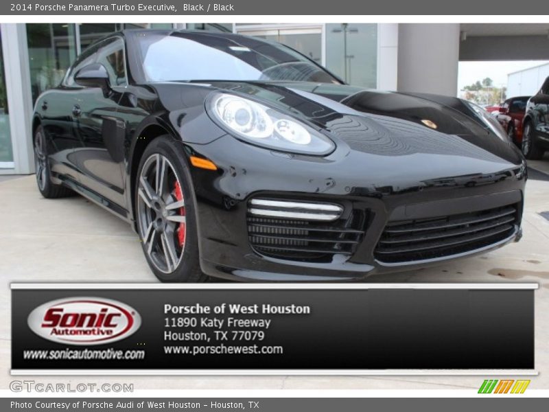 Black / Black 2014 Porsche Panamera Turbo Executive