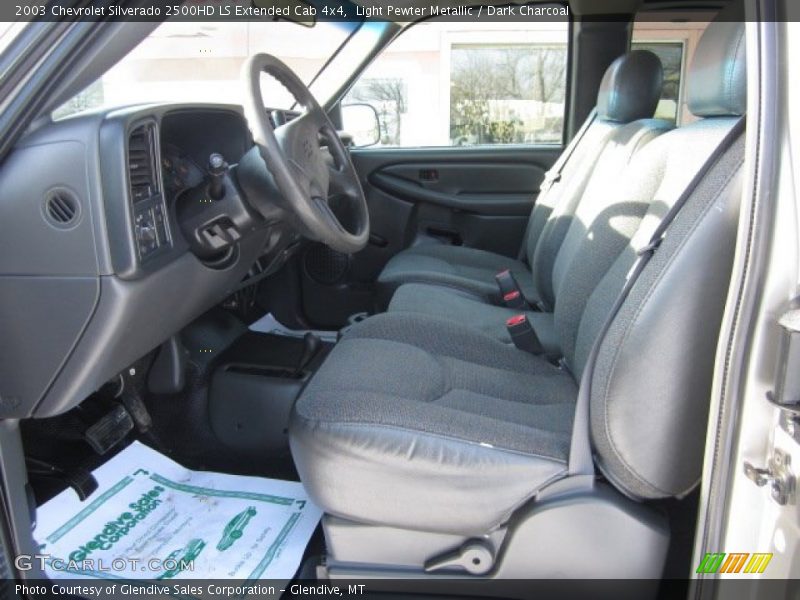 Light Pewter Metallic / Dark Charcoal 2003 Chevrolet Silverado 2500HD LS Extended Cab 4x4