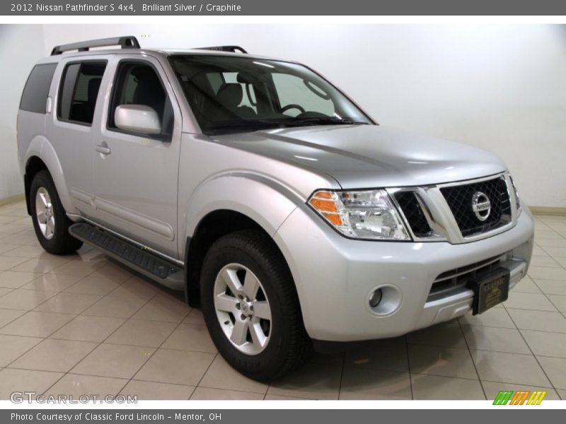 Brilliant Silver / Graphite 2012 Nissan Pathfinder S 4x4