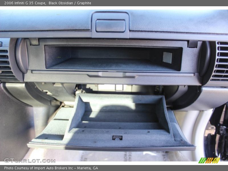 Black Obsidian / Graphite 2006 Infiniti G 35 Coupe
