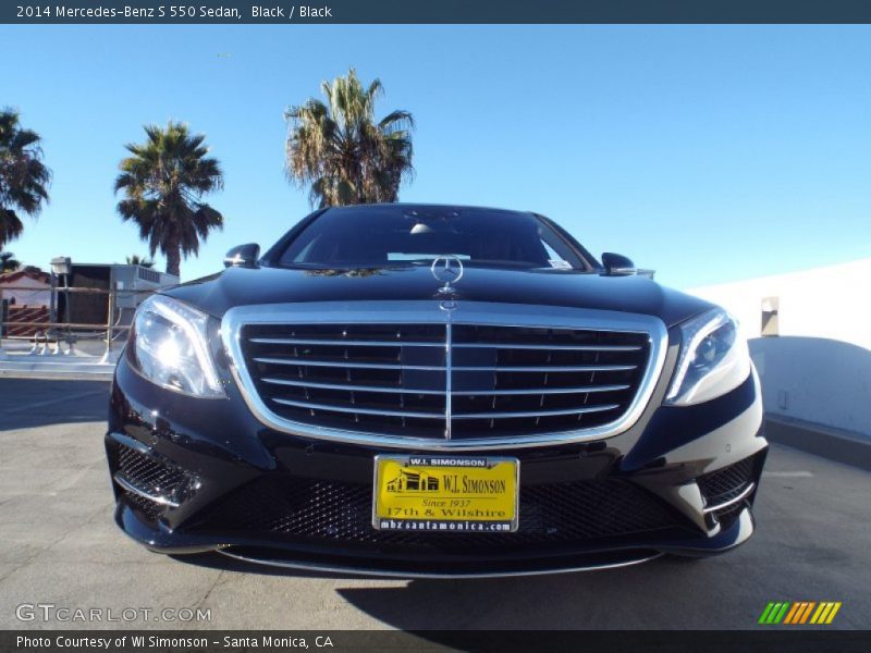 Black / Black 2014 Mercedes-Benz S 550 Sedan