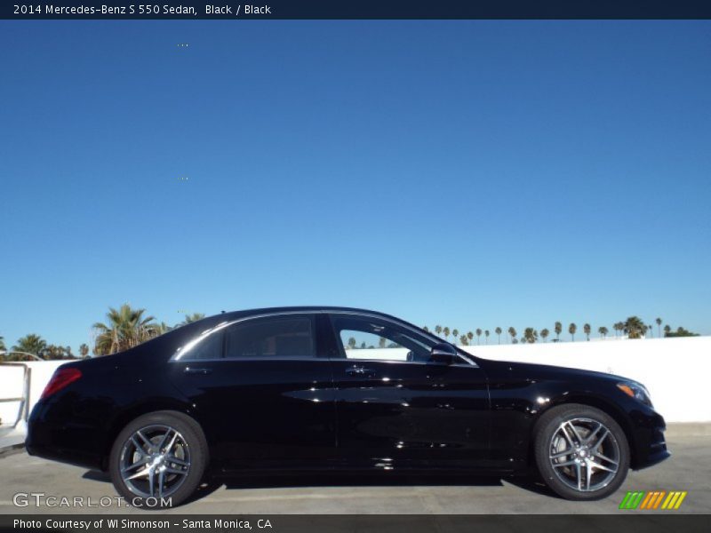 Black / Black 2014 Mercedes-Benz S 550 Sedan