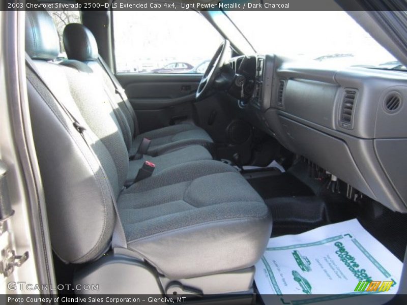 Light Pewter Metallic / Dark Charcoal 2003 Chevrolet Silverado 2500HD LS Extended Cab 4x4
