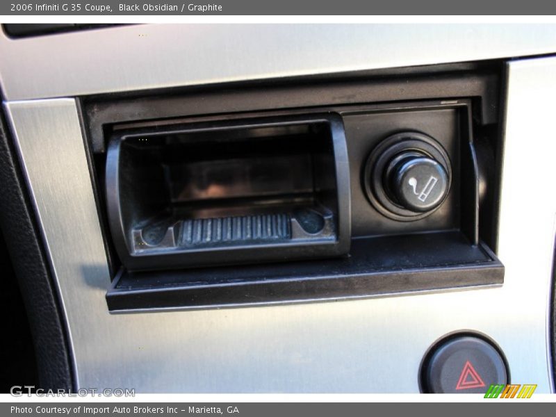 Black Obsidian / Graphite 2006 Infiniti G 35 Coupe