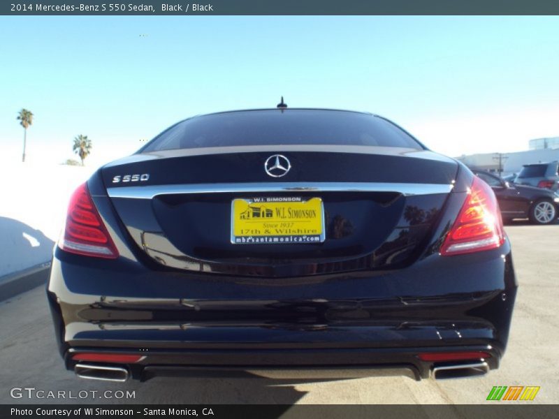 Black / Black 2014 Mercedes-Benz S 550 Sedan