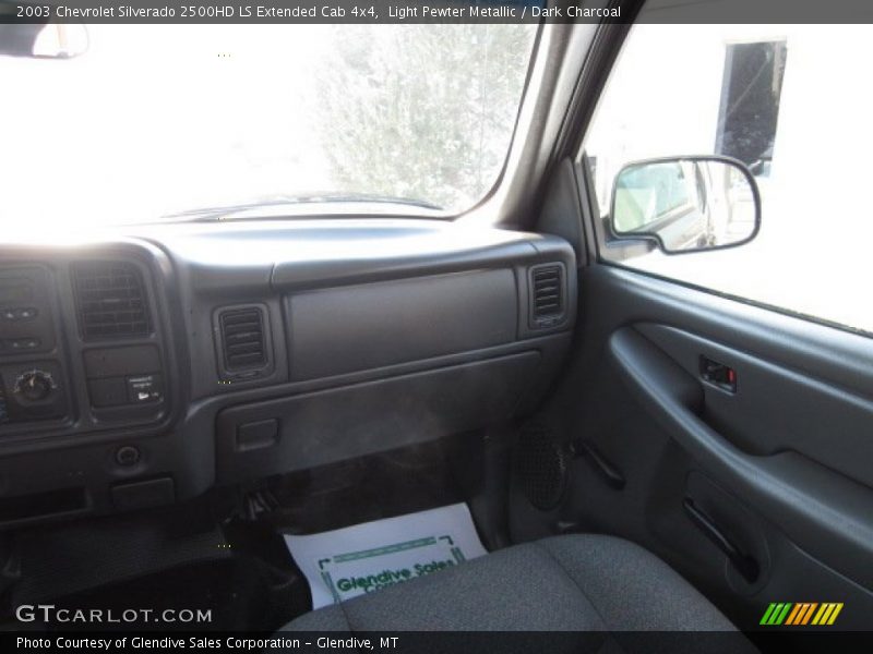 Light Pewter Metallic / Dark Charcoal 2003 Chevrolet Silverado 2500HD LS Extended Cab 4x4