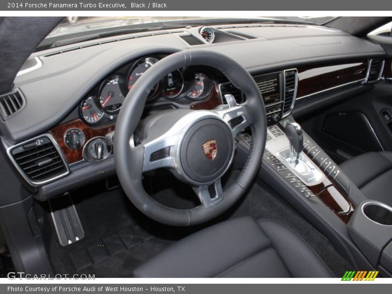 Black Interior - 2014 Panamera Turbo Executive 