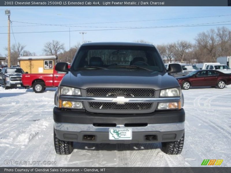 Light Pewter Metallic / Dark Charcoal 2003 Chevrolet Silverado 2500HD LS Extended Cab 4x4