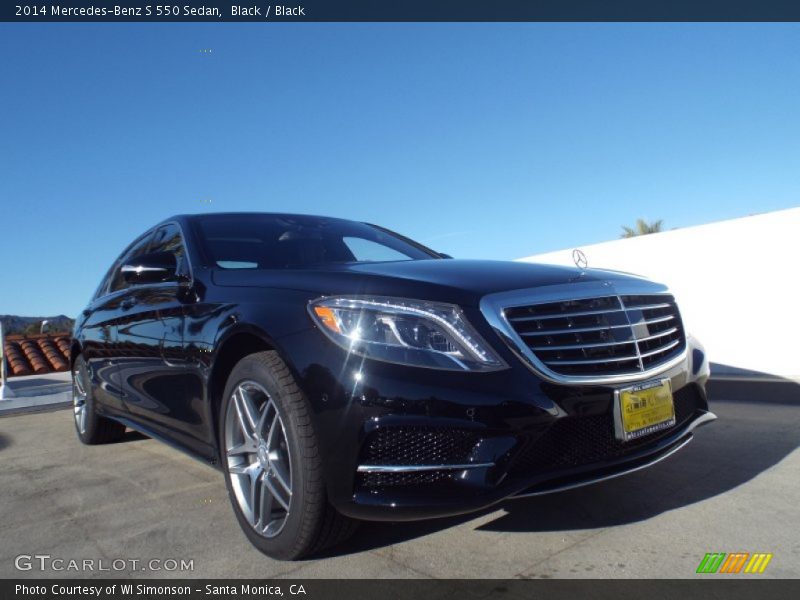 Black / Black 2014 Mercedes-Benz S 550 Sedan