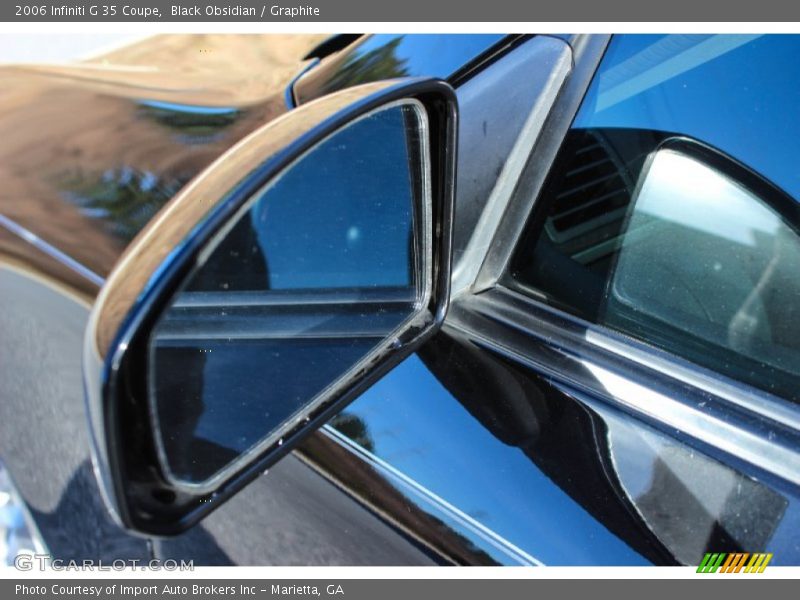 Black Obsidian / Graphite 2006 Infiniti G 35 Coupe