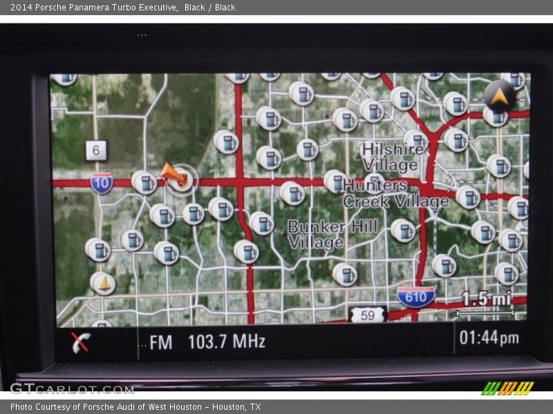Navigation of 2014 Panamera Turbo Executive