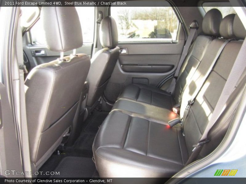 Steel Blue Metallic / Charcoal Black 2011 Ford Escape Limited 4WD