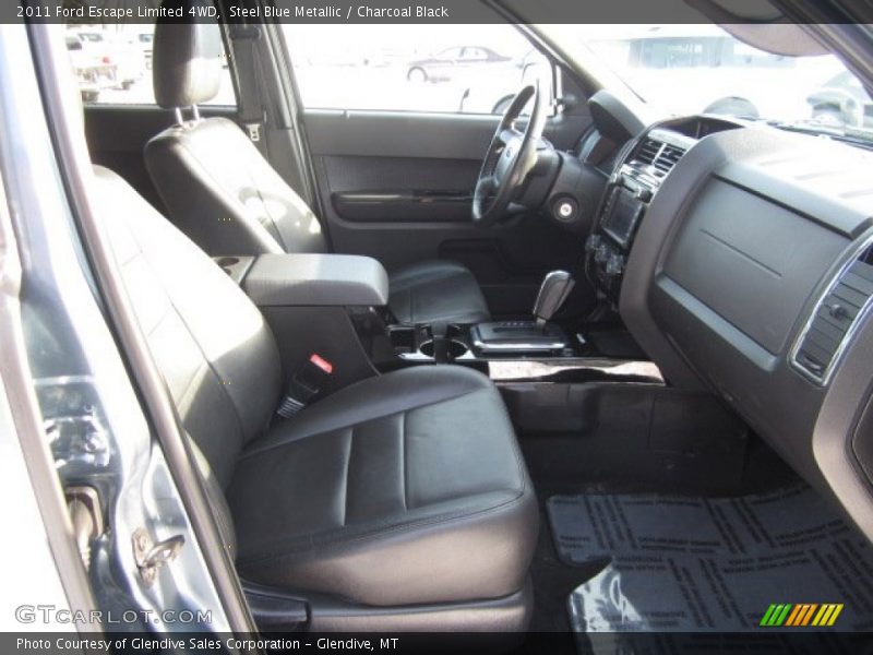 Steel Blue Metallic / Charcoal Black 2011 Ford Escape Limited 4WD