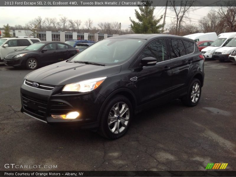 Tuxedo Black Metallic / Charcoal Black 2013 Ford Escape SEL 2.0L EcoBoost 4WD