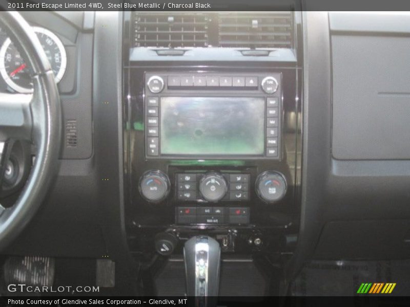 Steel Blue Metallic / Charcoal Black 2011 Ford Escape Limited 4WD