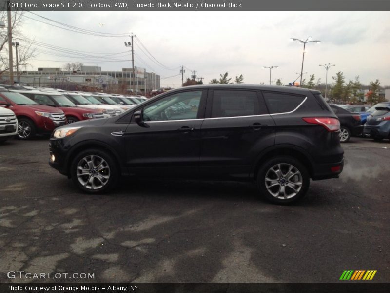 Tuxedo Black Metallic / Charcoal Black 2013 Ford Escape SEL 2.0L EcoBoost 4WD