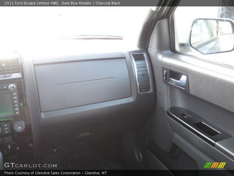 Steel Blue Metallic / Charcoal Black 2011 Ford Escape Limited 4WD
