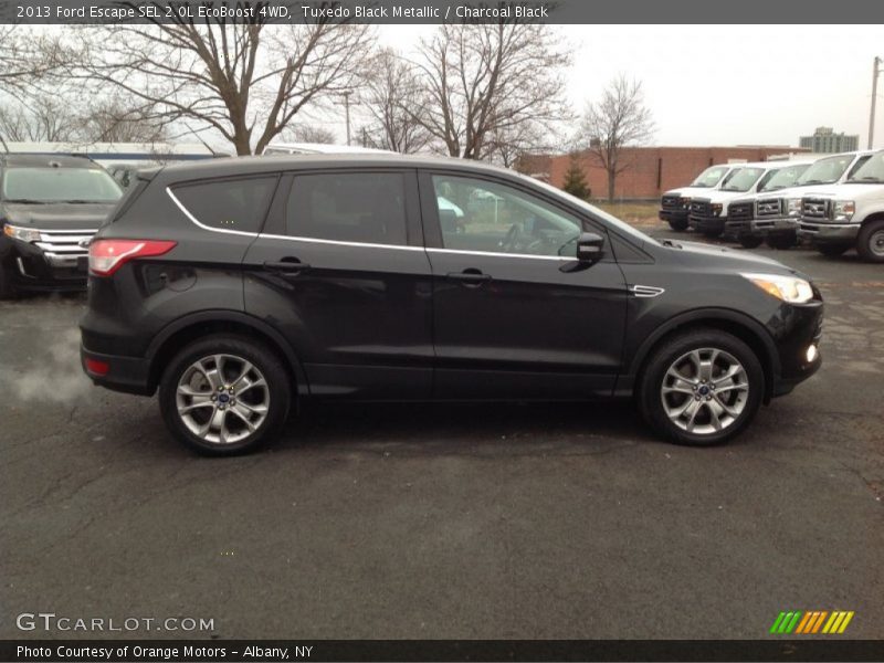 Tuxedo Black Metallic / Charcoal Black 2013 Ford Escape SEL 2.0L EcoBoost 4WD