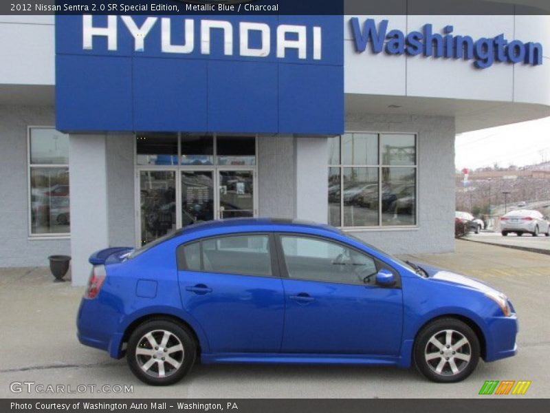 Metallic Blue / Charcoal 2012 Nissan Sentra 2.0 SR Special Edition