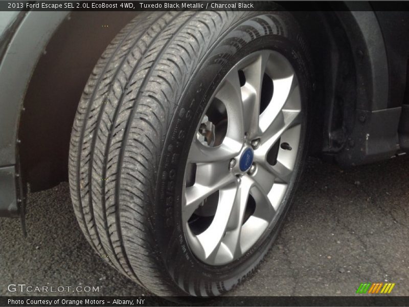 Tuxedo Black Metallic / Charcoal Black 2013 Ford Escape SEL 2.0L EcoBoost 4WD