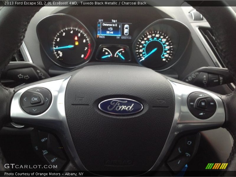 Tuxedo Black Metallic / Charcoal Black 2013 Ford Escape SEL 2.0L EcoBoost 4WD