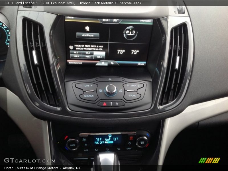 Tuxedo Black Metallic / Charcoal Black 2013 Ford Escape SEL 2.0L EcoBoost 4WD