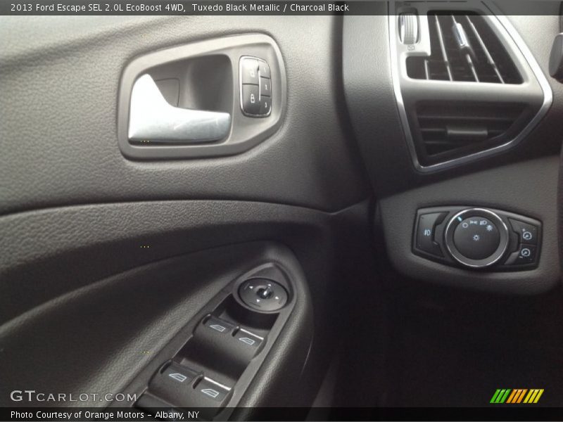 Tuxedo Black Metallic / Charcoal Black 2013 Ford Escape SEL 2.0L EcoBoost 4WD