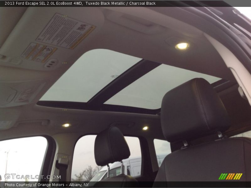 Tuxedo Black Metallic / Charcoal Black 2013 Ford Escape SEL 2.0L EcoBoost 4WD
