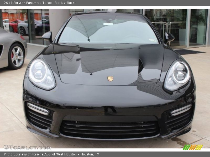 Black / Black 2014 Porsche Panamera Turbo