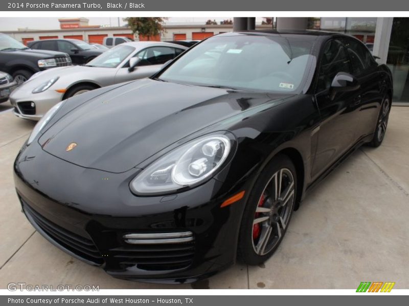 Black / Black 2014 Porsche Panamera Turbo